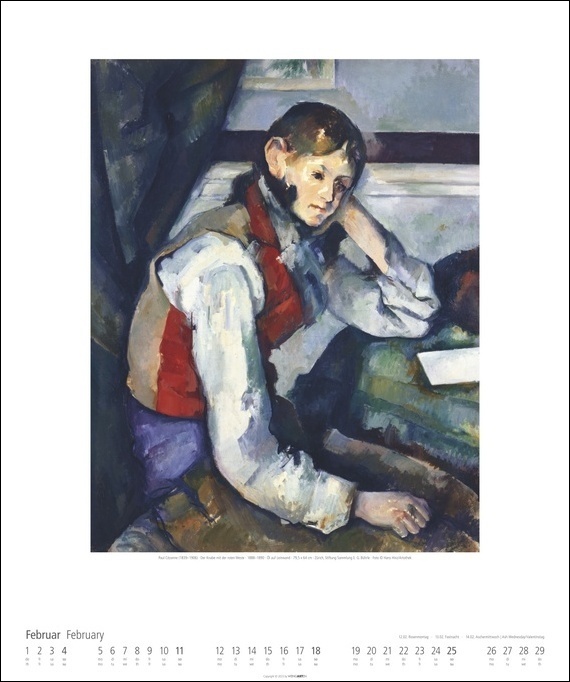 Bild: 9783840085277 | Paul Cézanne Kalender 2024. Kunstvoller Wandkalender mit...