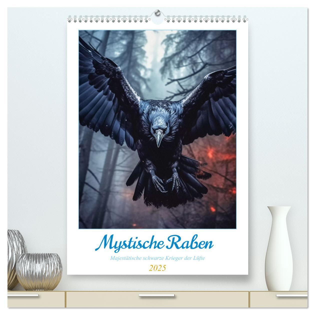 Cover: 9783435866649 | Mystische Raben (hochwertiger Premium Wandkalender 2025 DIN A2...