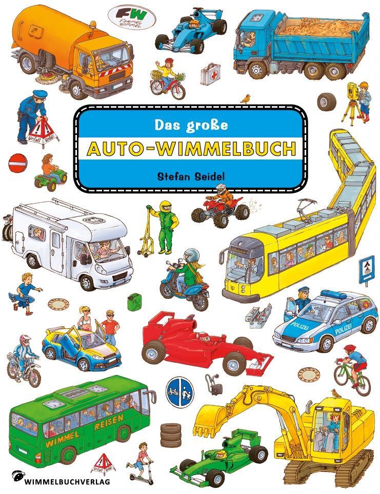 Cover: 9783942491273 | Das große Auto Wimmelbuch | Classic Edition | Stefan Seidel | Buch
