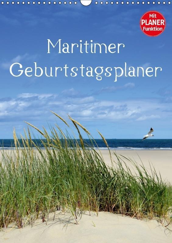Cover: 9783664816613 | Maritimer Geburtstagsplaner (Wandkalender immerwährend DIN A3 hoch)