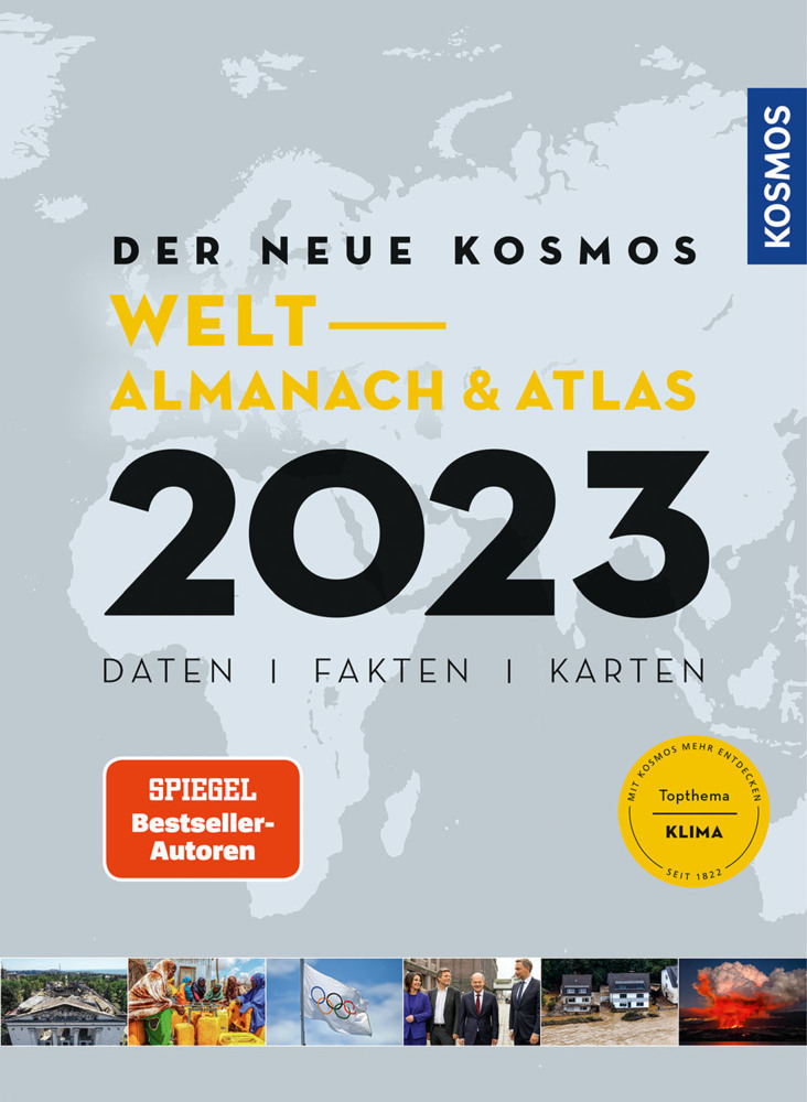 Cover: 9783440173190 | Der neue Kosmos Welt- Almanach &amp; Atlas 2023 | Henning Aubel (u. a.)