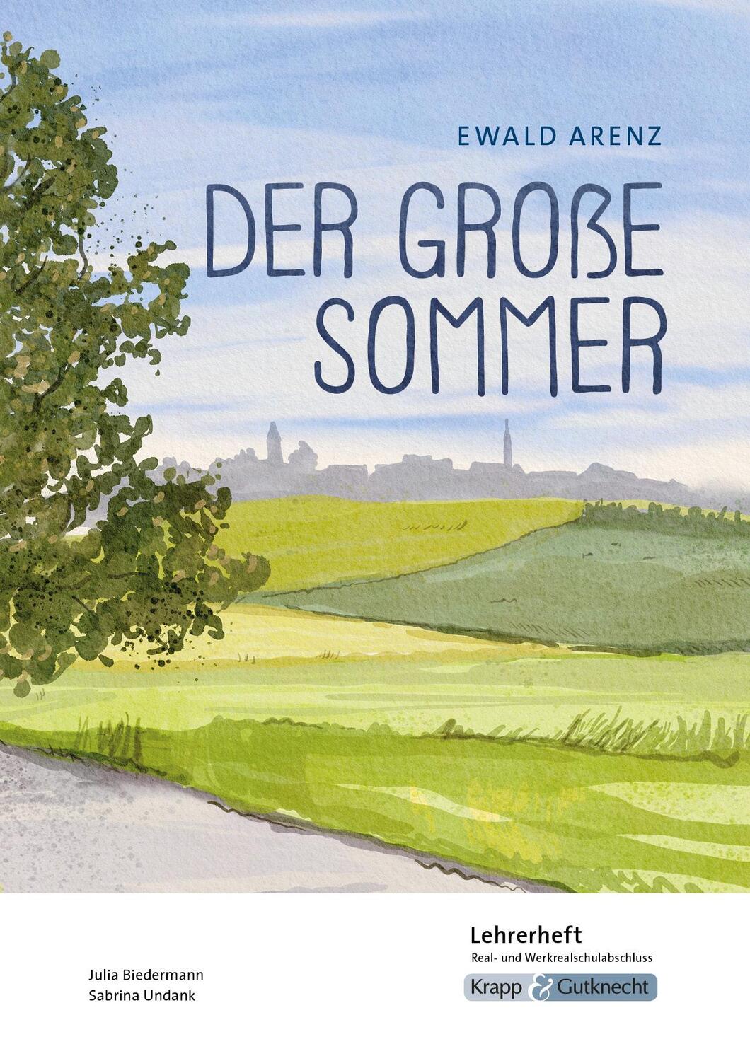 Cover: 9783963231209 | Der große Sommer - Ewald Arenz - Lehrerheft - M-Niveau | Broschüre