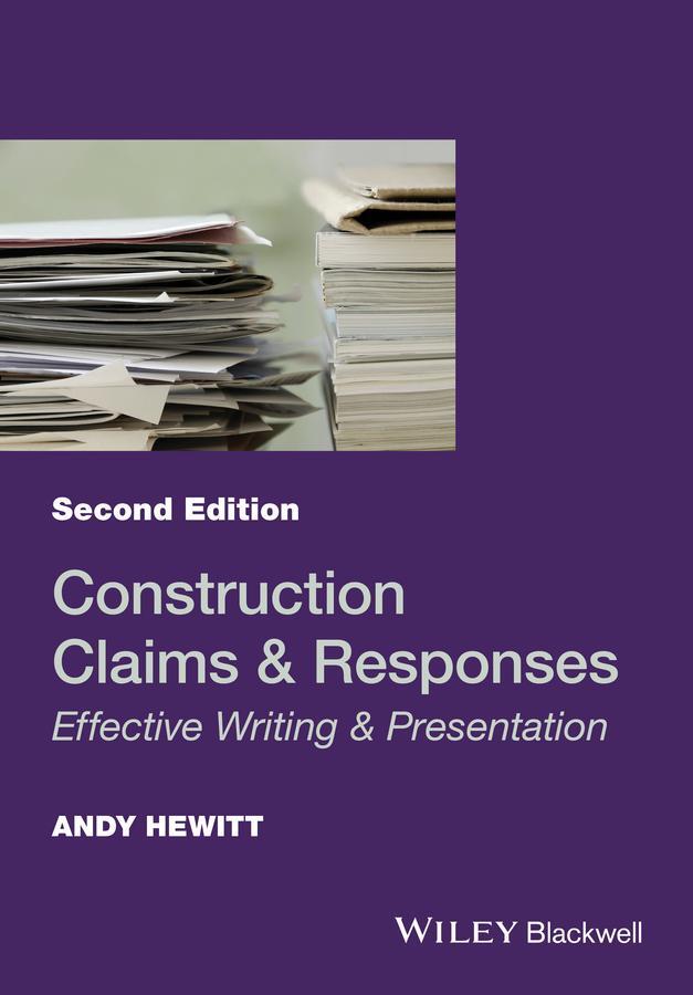 Cover: 9781119151852 | Construction Claims and Responses | Effective Writing and Presentation