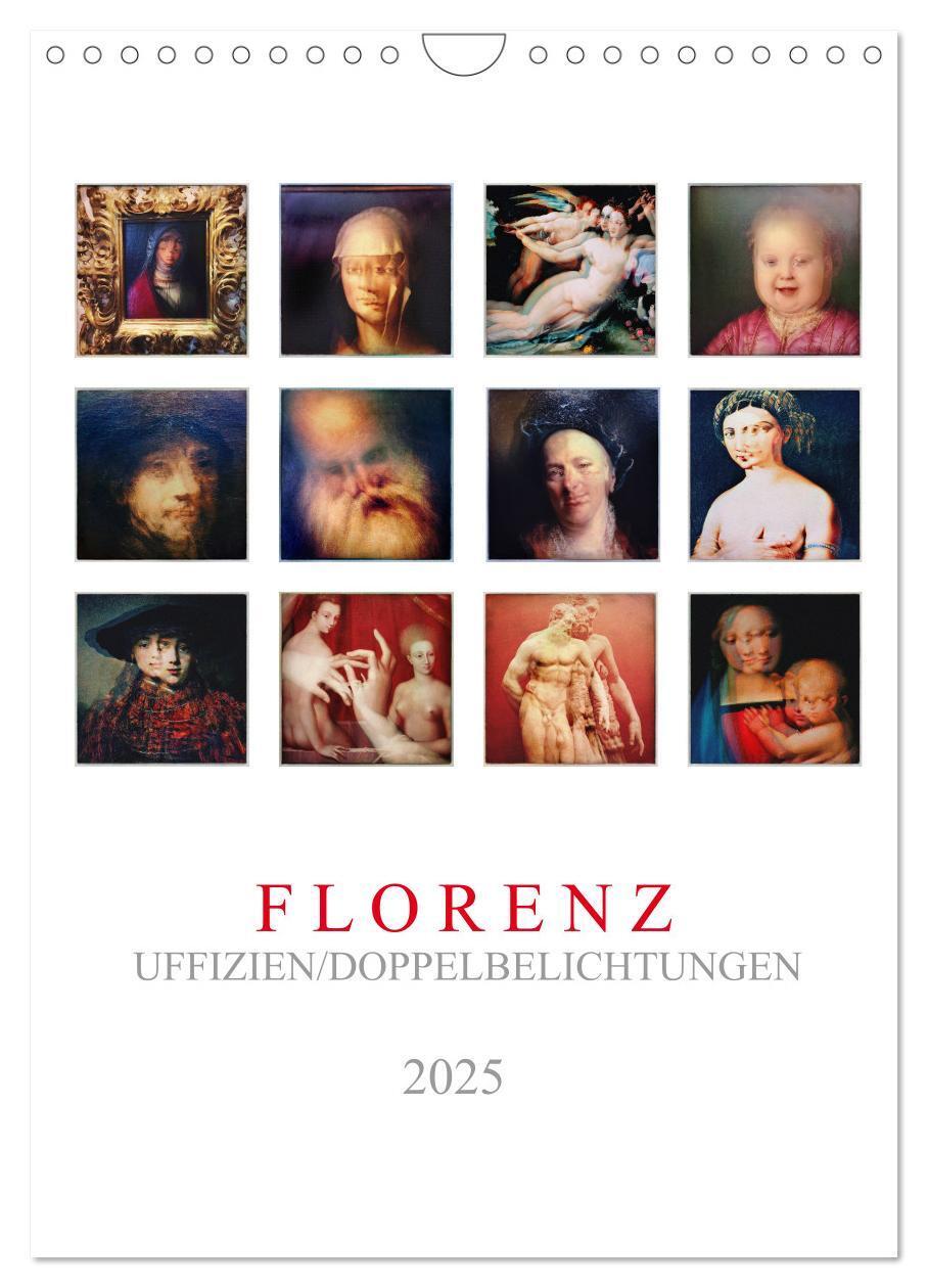 Cover: 9783435940066 | Florenz, Uffizien (Wandkalender 2025 DIN A4 hoch), CALVENDO...