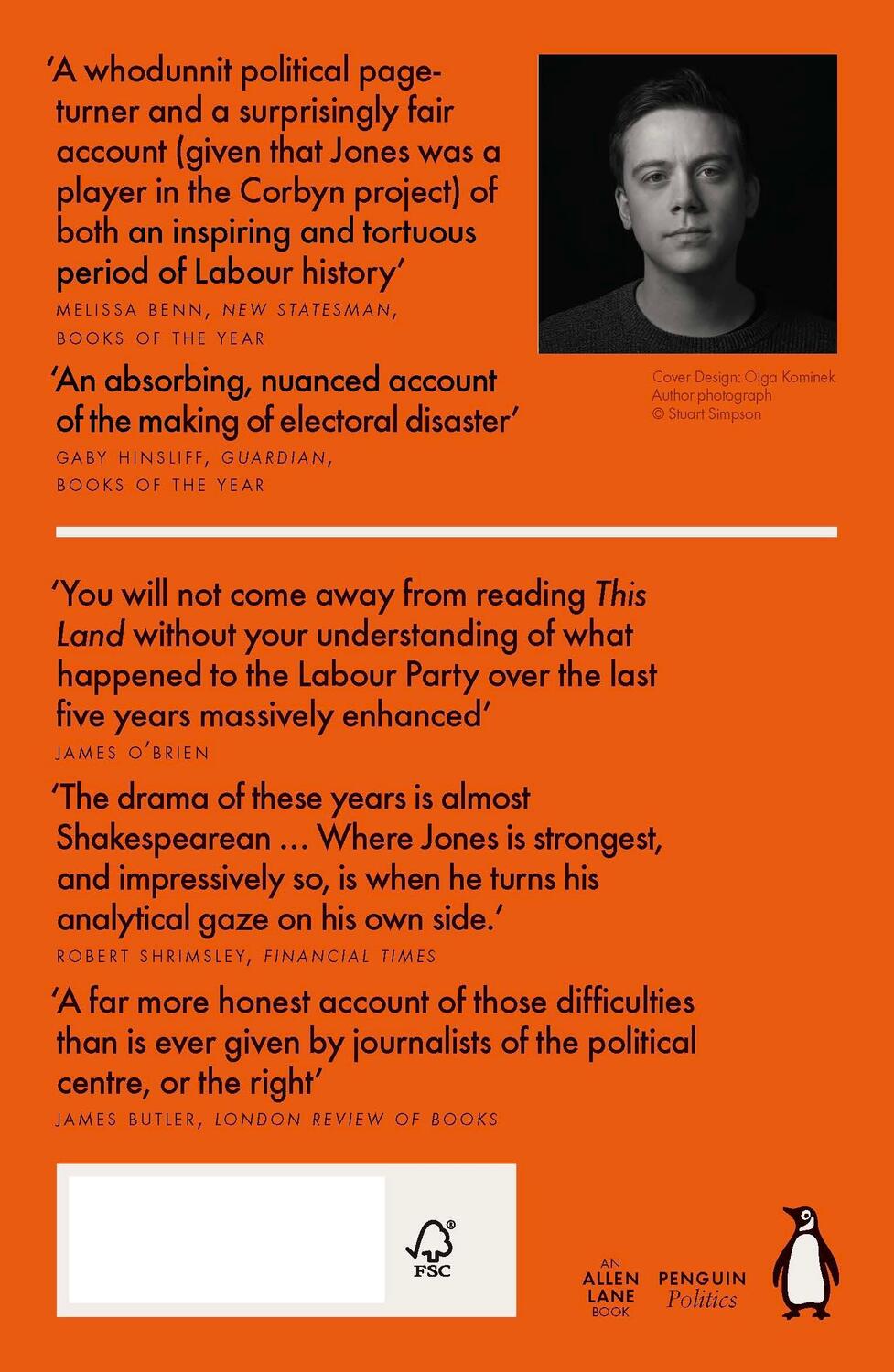 Rückseite: 9780141994390 | This Land | The Struggle for the Left | Owen Jones | Taschenbuch