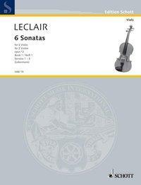 Cover: 9783795798567 | Sechs Sonaten | Jean-Marie Leclair | Broschüre | 30 S. | Deutsch