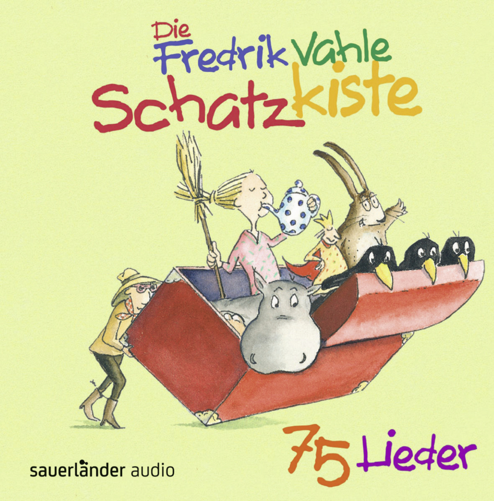 Cover: 9783839845851 | Die Fredrik Vahles Schatzkiste, 3 Audio-CDs | 75 Lieder | Audio-CD