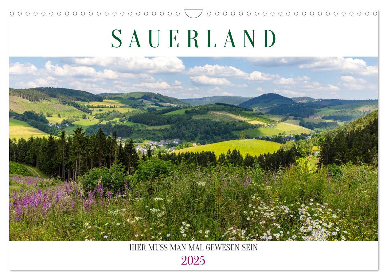 Cover: 9783457235461 | Sauerland - hier muss man mal gewesen sein (Wandkalender 2025 DIN...