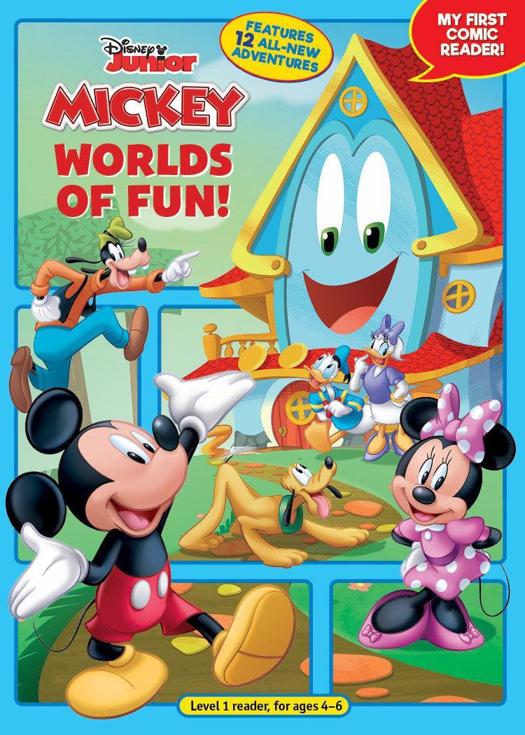 Cover: 9781368089913 | Mickey Mouse Funhouse: Worlds of Fun! | My First Comic Reader! | Books