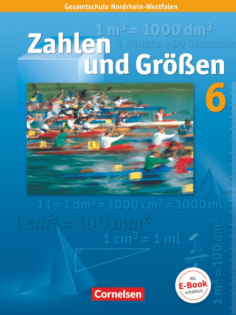 Cover: 9783060013142 | Zahlen und Größen 6. Schülerbuch. Nordrhein-Westfalen Ausgabe N | Buch