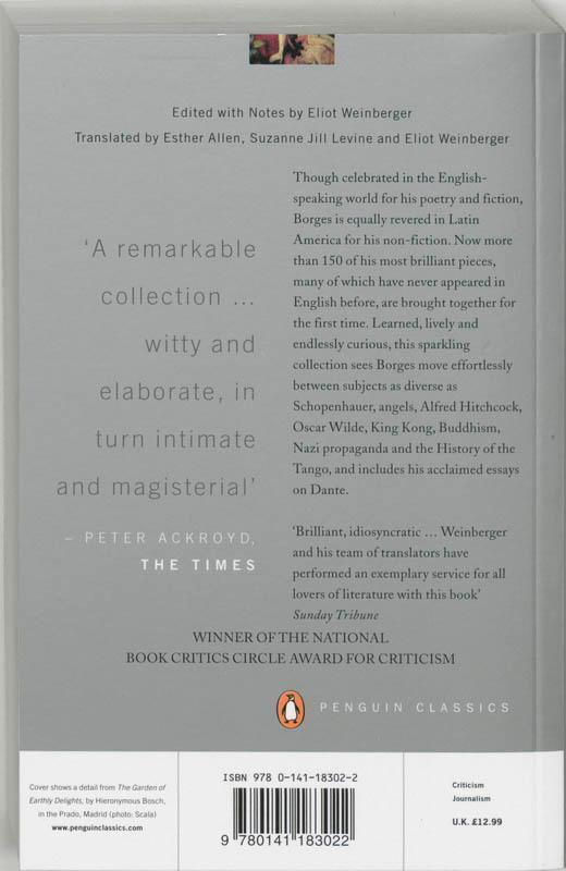 Rückseite: 9780141183022 | The Total Library | Non-Fiction 1922-1986 | Jorge Luis Borges | Buch