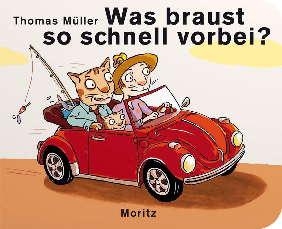 Cover: 9783895652677 | Was braust so schnell vorbei? | Pappbilderbuch | Thomas M. Müller