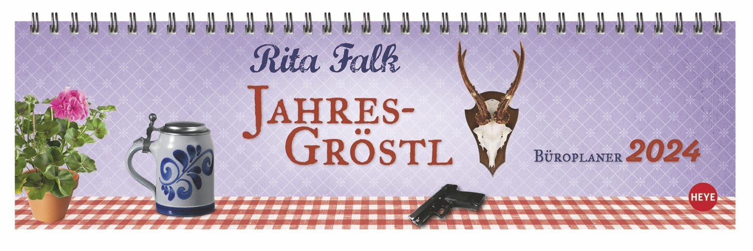Cover: 9783756403776 | Rita Falk Wochenquerplaner 2024. Der Tischkalender fürs Büro...