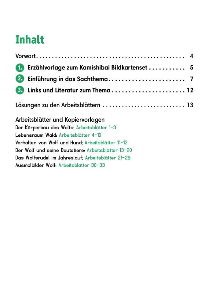 Bild: 9783769824452 | Arbeitsmaterial Grundschule. Sachunterricht. Der Wolf. | Stöckl-Bauer