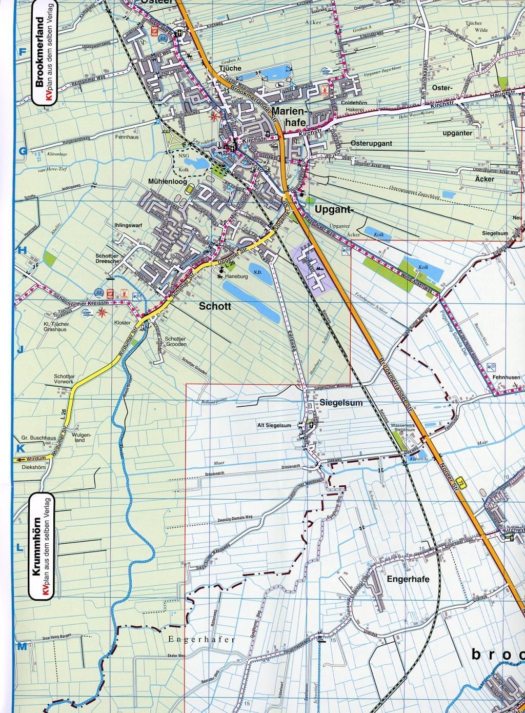 Bild: 9783896416773 | Südbrookmerland 1 : 15 000 | (Land-)Karte | KVplan-Kombi-Reihe | 2022