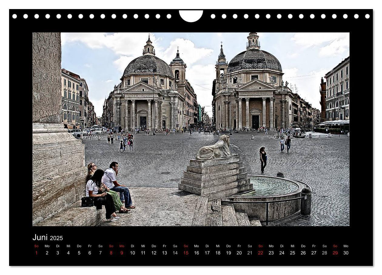 Bild: 9783435828142 | Roma (Wandkalender 2025 DIN A4 quer), CALVENDO Monatskalender | 2025