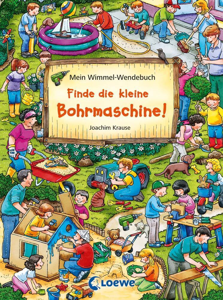 Cover: 9783785585221 | Finde die kleine Bohrmaschine! / Finde den Fußball! | Wimmelbücher
