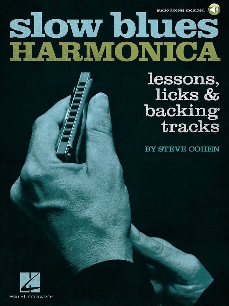 Cover: 888680916404 | Slow Blues Harmonica | Lessons, Licks &amp; Backing Tracks | Harmonica
