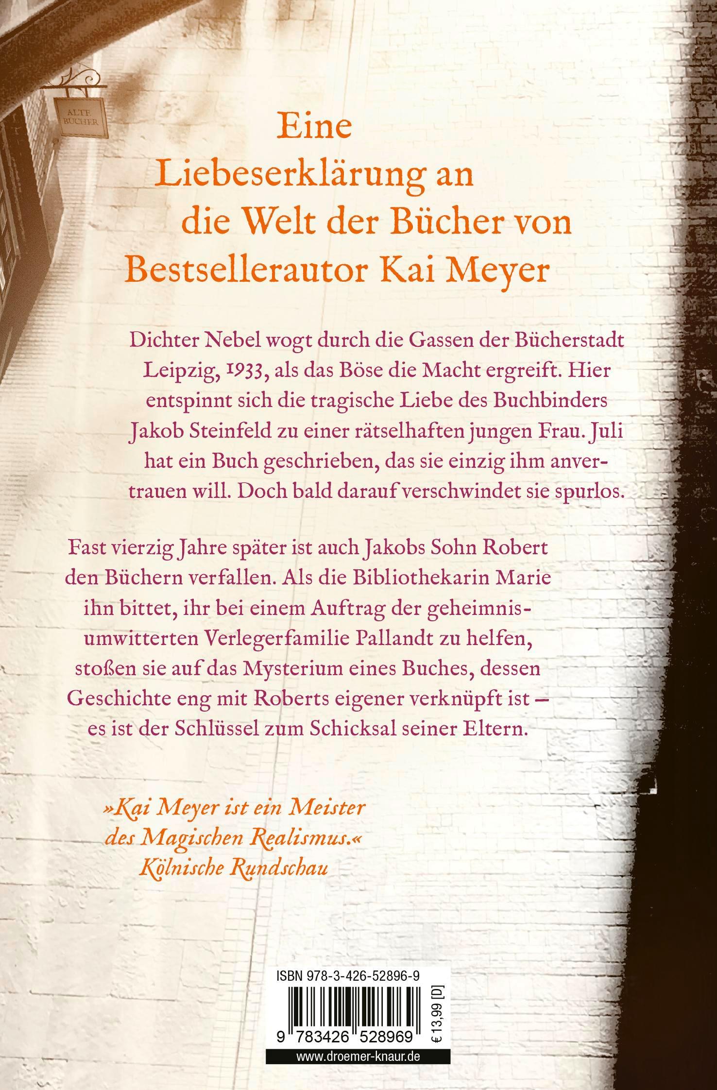 Rückseite: 9783426528969 | Die Bücher, der Junge und die Nacht | Roman | Kai Meyer | Taschenbuch