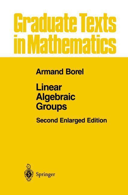 Bild: 9781461269540 | Linear Algebraic Groups | Armand Borel | Taschenbuch | Paperback