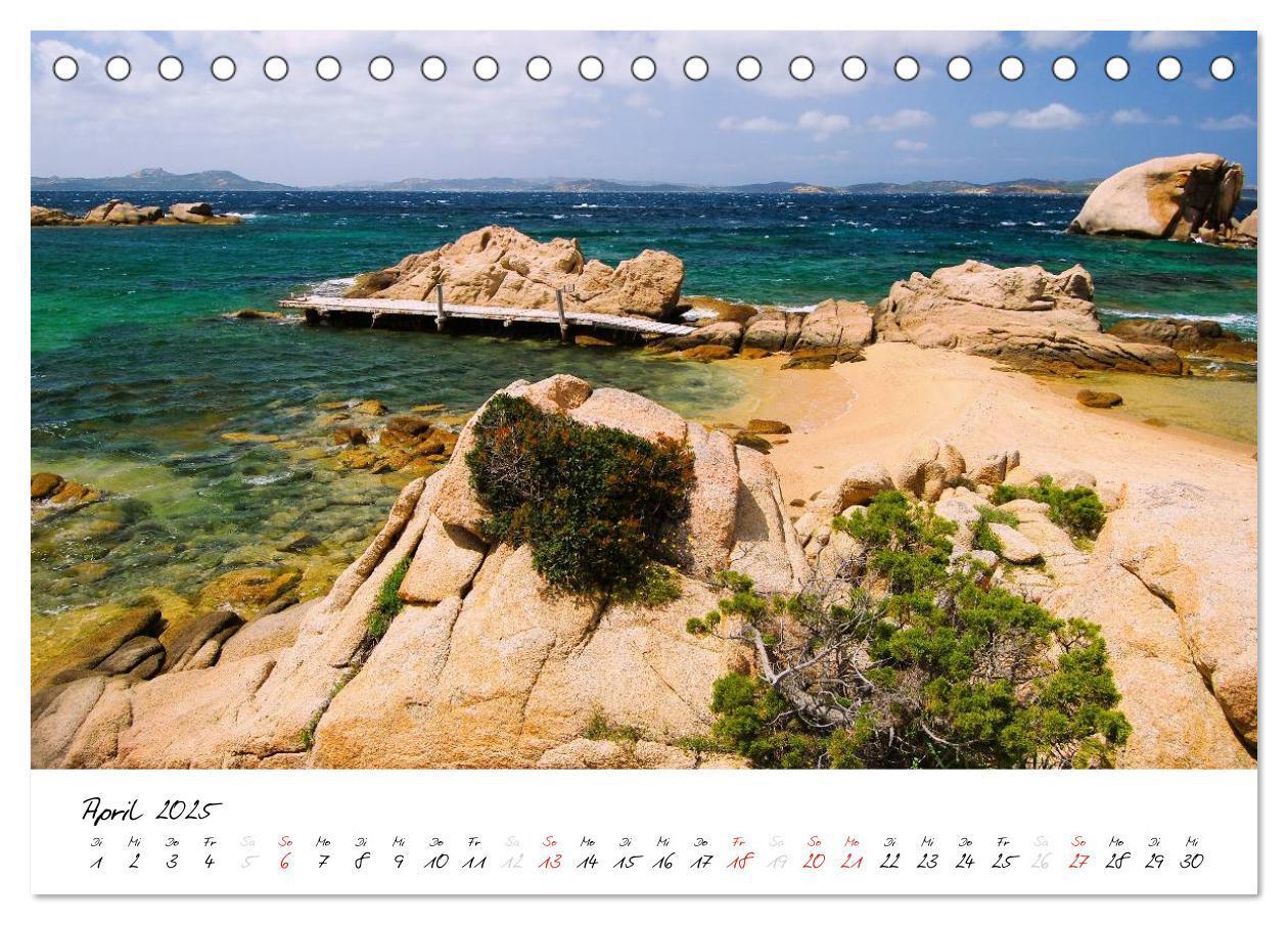 Bild: 9783435815197 | SMARAGDENSCHATZ - SARDINIEN (Tischkalender 2025 DIN A5 quer),...