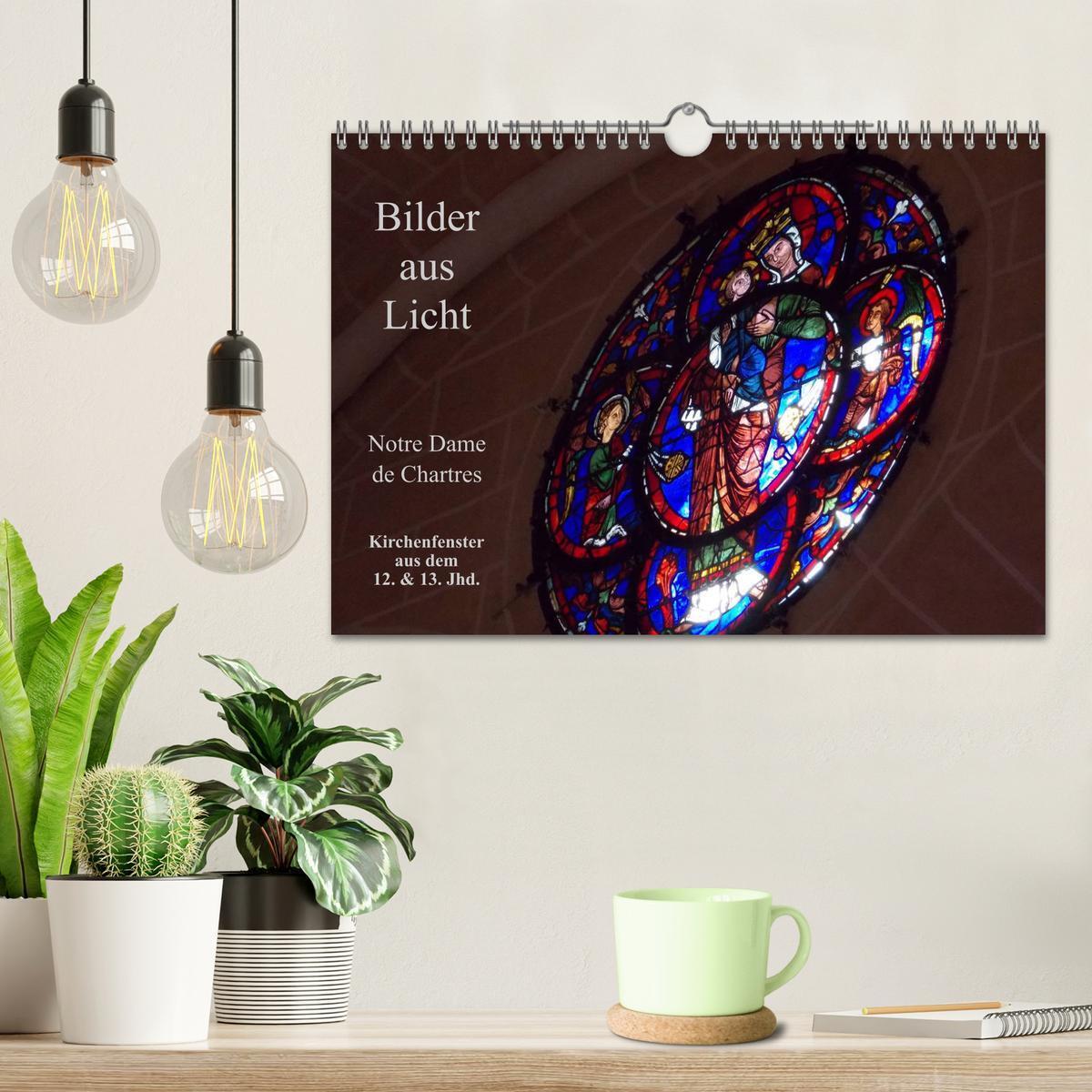 Bild: 9783435830916 | Bilder aus Licht - Notre Dame de Chartres (Wandkalender 2025 DIN A4...