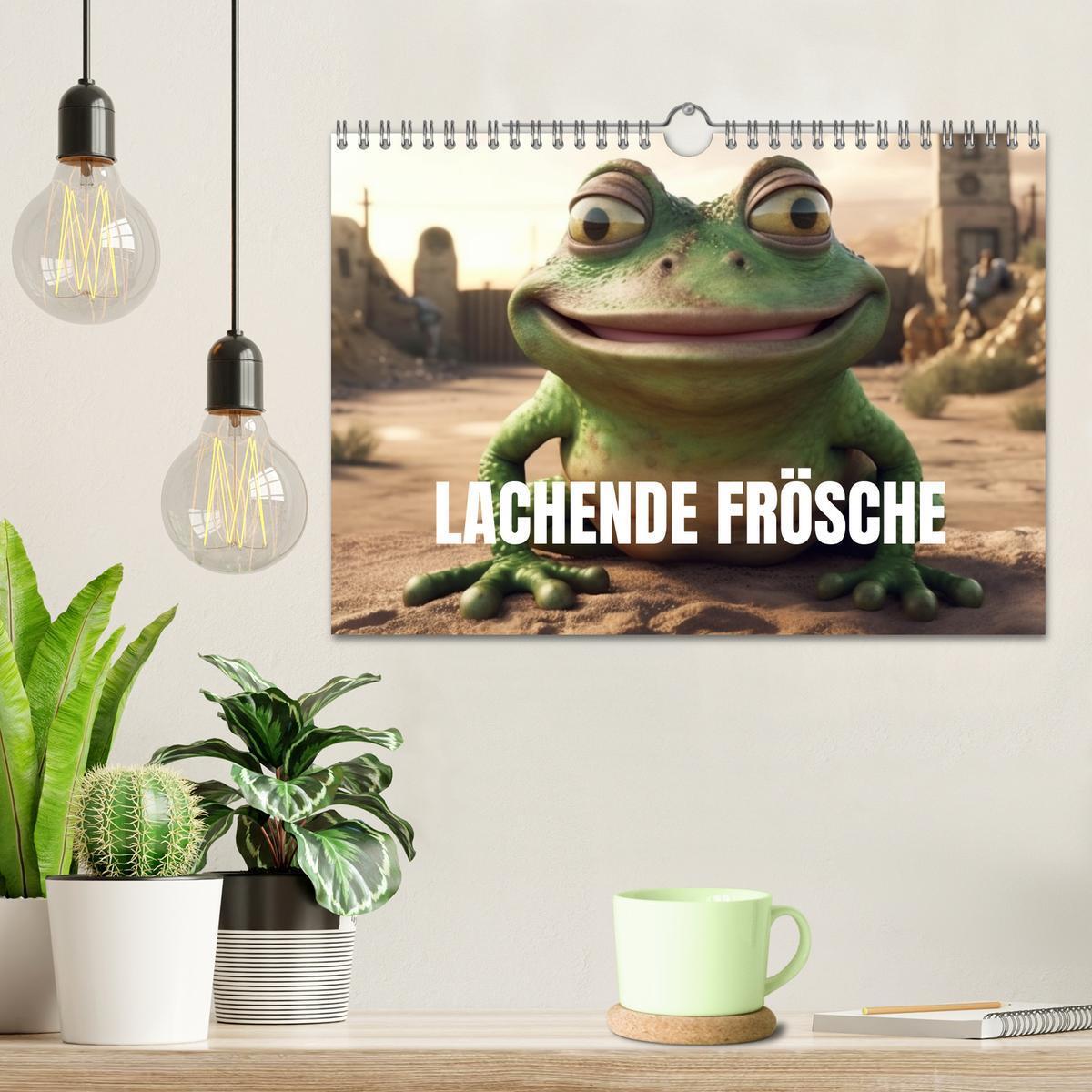 Bild: 9783383909887 | Lachende Frösche (Wandkalender 2025 DIN A4 quer), CALVENDO...