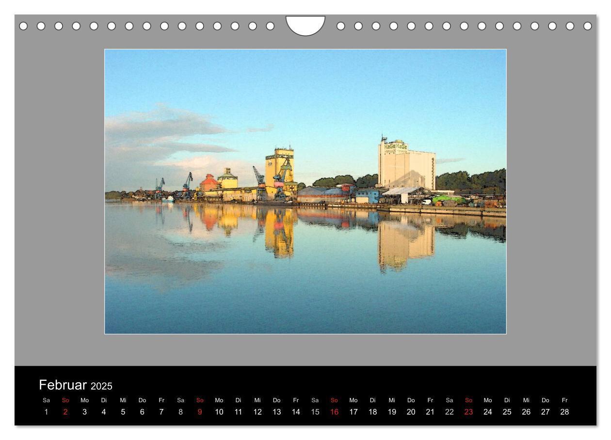 Bild: 9783435819225 | Am Nord- Ostsee-Kanal (Wandkalender 2025 DIN A4 quer), CALVENDO...