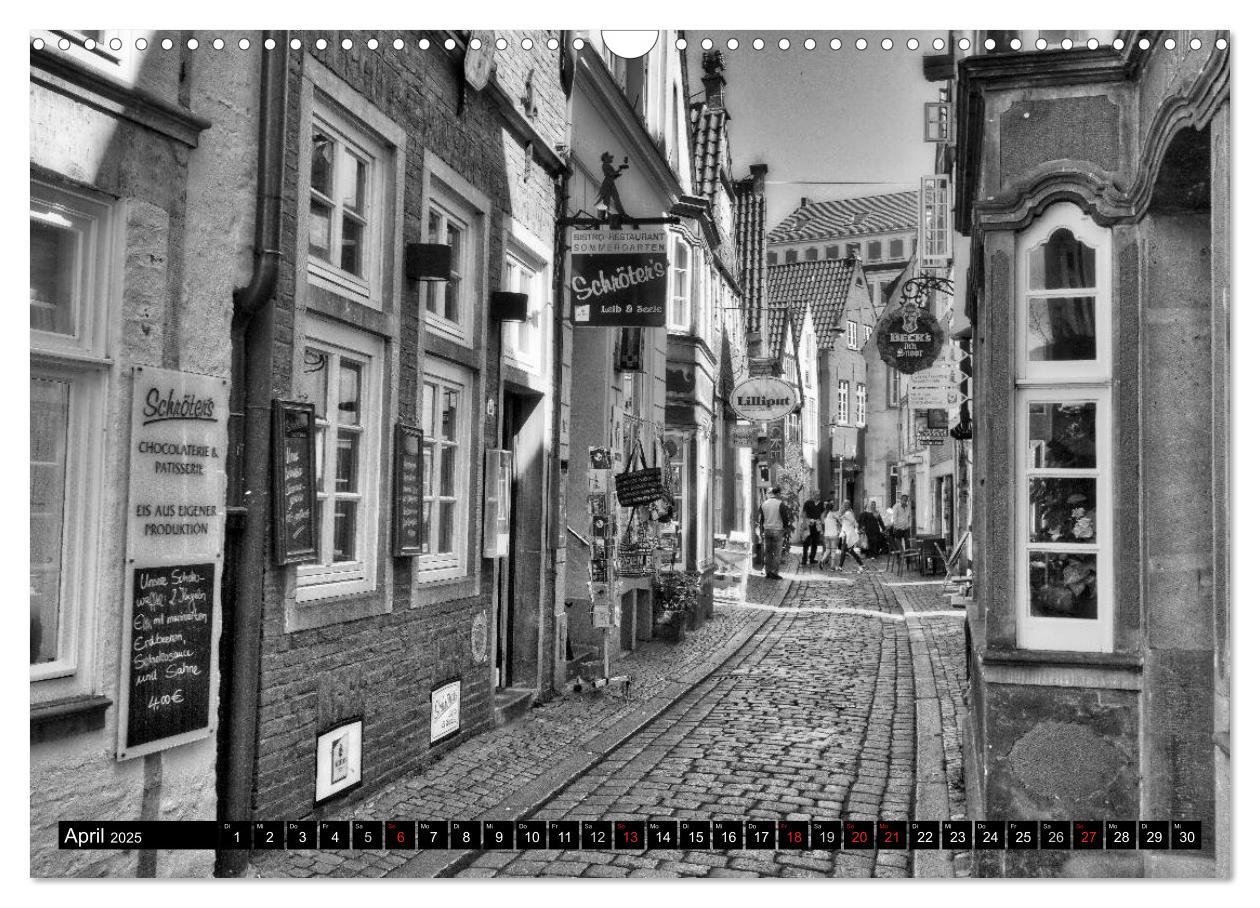 Bild: 9783435588466 | Historisches Bremen (Wandkalender 2025 DIN A3 quer), CALVENDO...