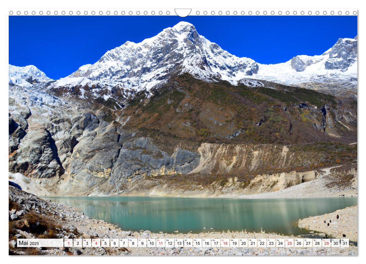 Bild: 9783435251940 | NEPAL, die Umrundung des Manaslu (Wandkalender 2025 DIN A3 quer),...