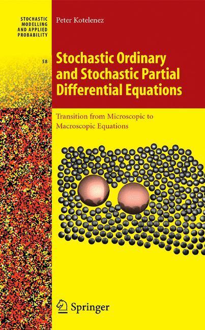 Cover: 9780387743165 | Stochastic Ordinary and Stochastic Partial Differential Equations | x