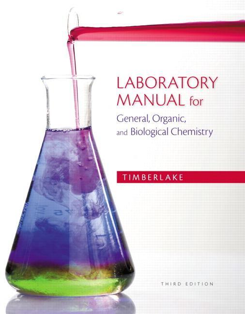 Cover: 9780321811851 | Laboratory Manual for General, Organic, and Biological Chemistry