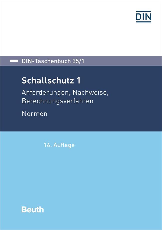 Cover: 9783410305866 | Schallschutz 1 | Anforderungen, Nachweise, Berechnungsverfahren | Buch