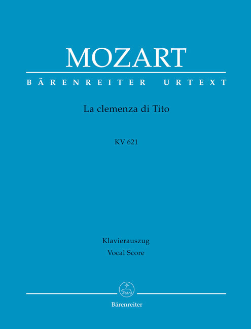 Cover: 9790006574599 | La clemenza di Tito KV 621, Klavierauszug vokal, Urtextausgabe | 2020