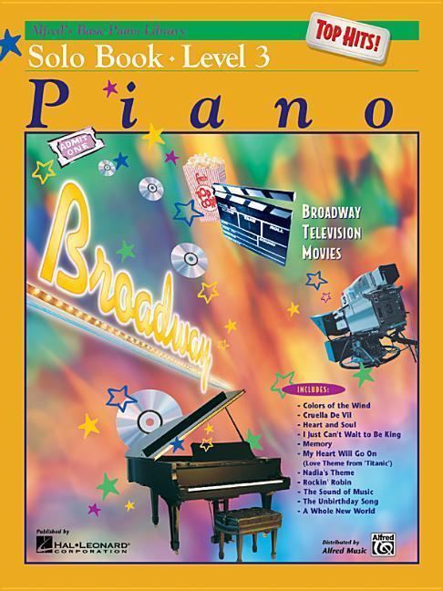 Cover: 9780739002988 | Alfred's Basic Piano Library Top Hits Solo Book 3 | Morton Manus