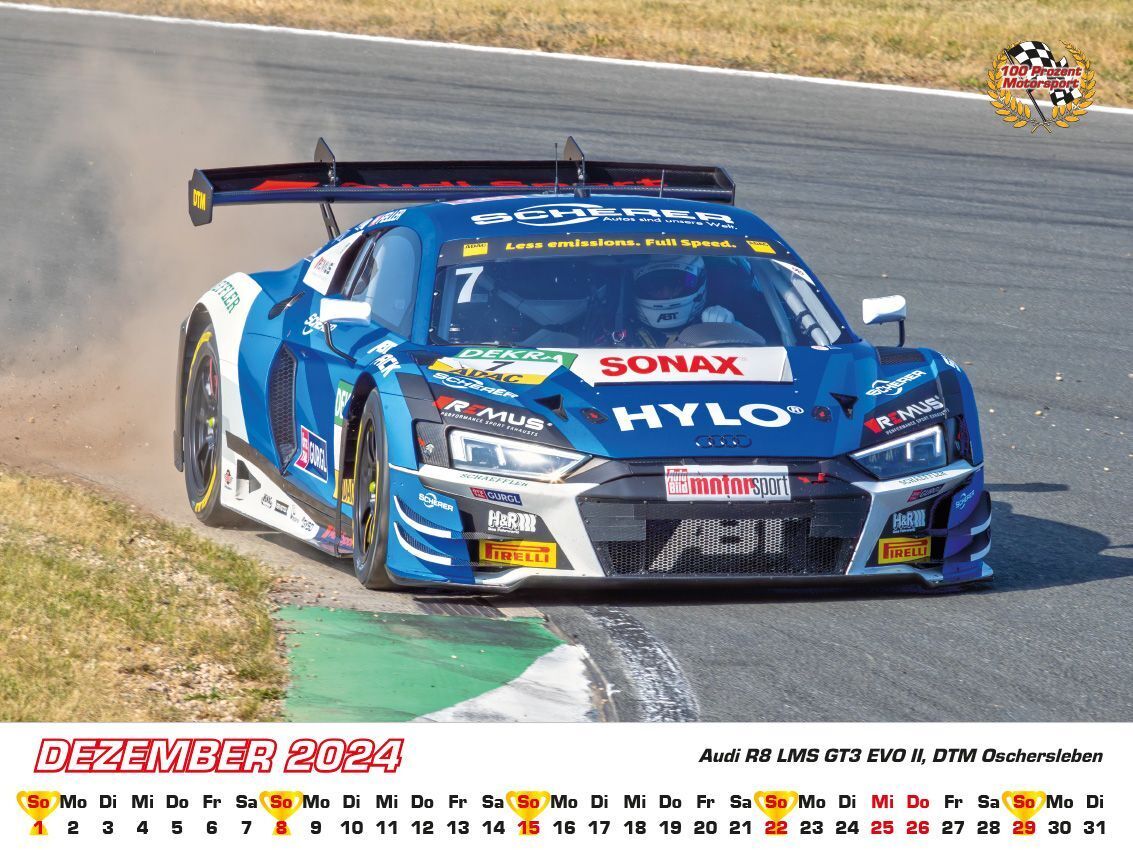 Bild: 9783948794590 | Audi im Rennsport Kalender 2024 | Frank Pommer | Kalender | 2024