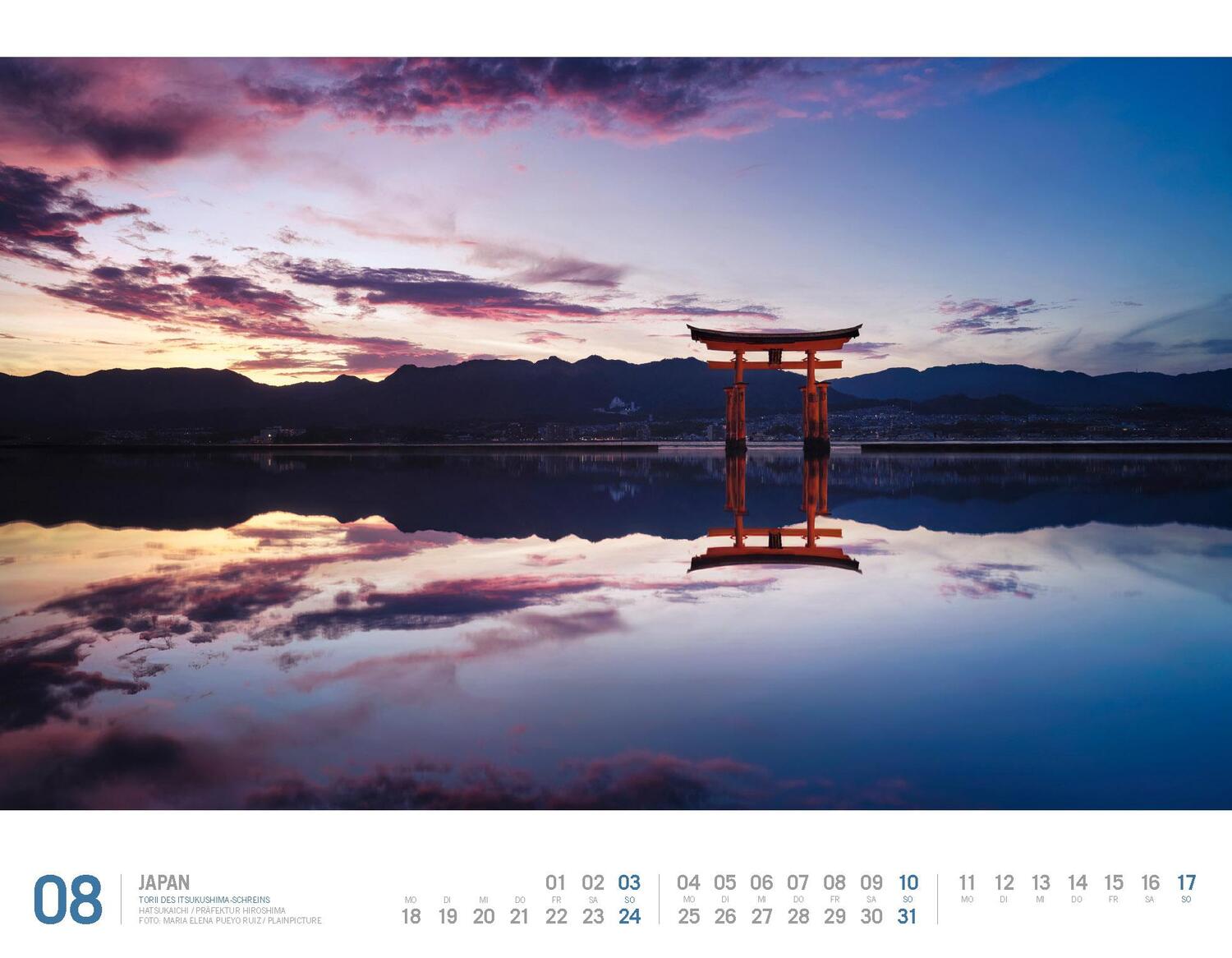 Bild: 9783838425405 | Japan - Unterwegs zwischen Tempeln und Schreinen Kalender 2025 | 14 S.