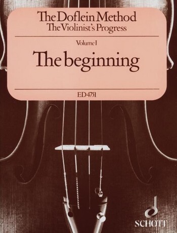 Cover: 9790001054850 | The Doflein Method 1 - The Beginning | The Violinist's Progress | Buch