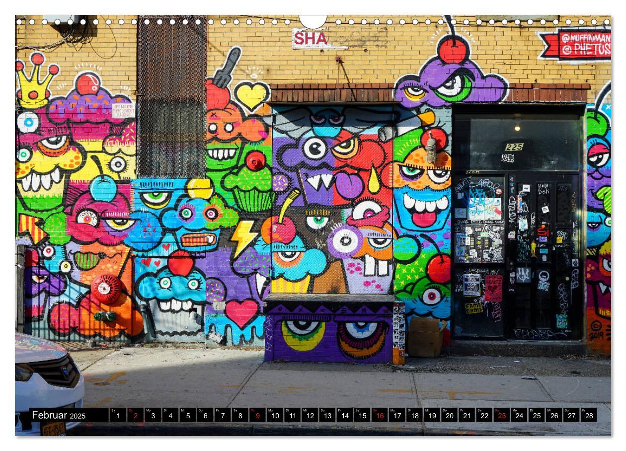 Bild: 9783435141326 | Bushwick Street Art (Wandkalender 2025 DIN A3 quer), CALVENDO...