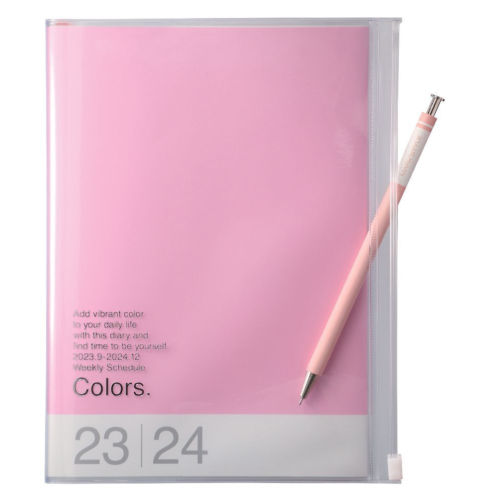 Bild: 4550045107098 | MARK'S 2023/2024 Taschenkalender A5 vertikal, COLORS, Pink | Kalender