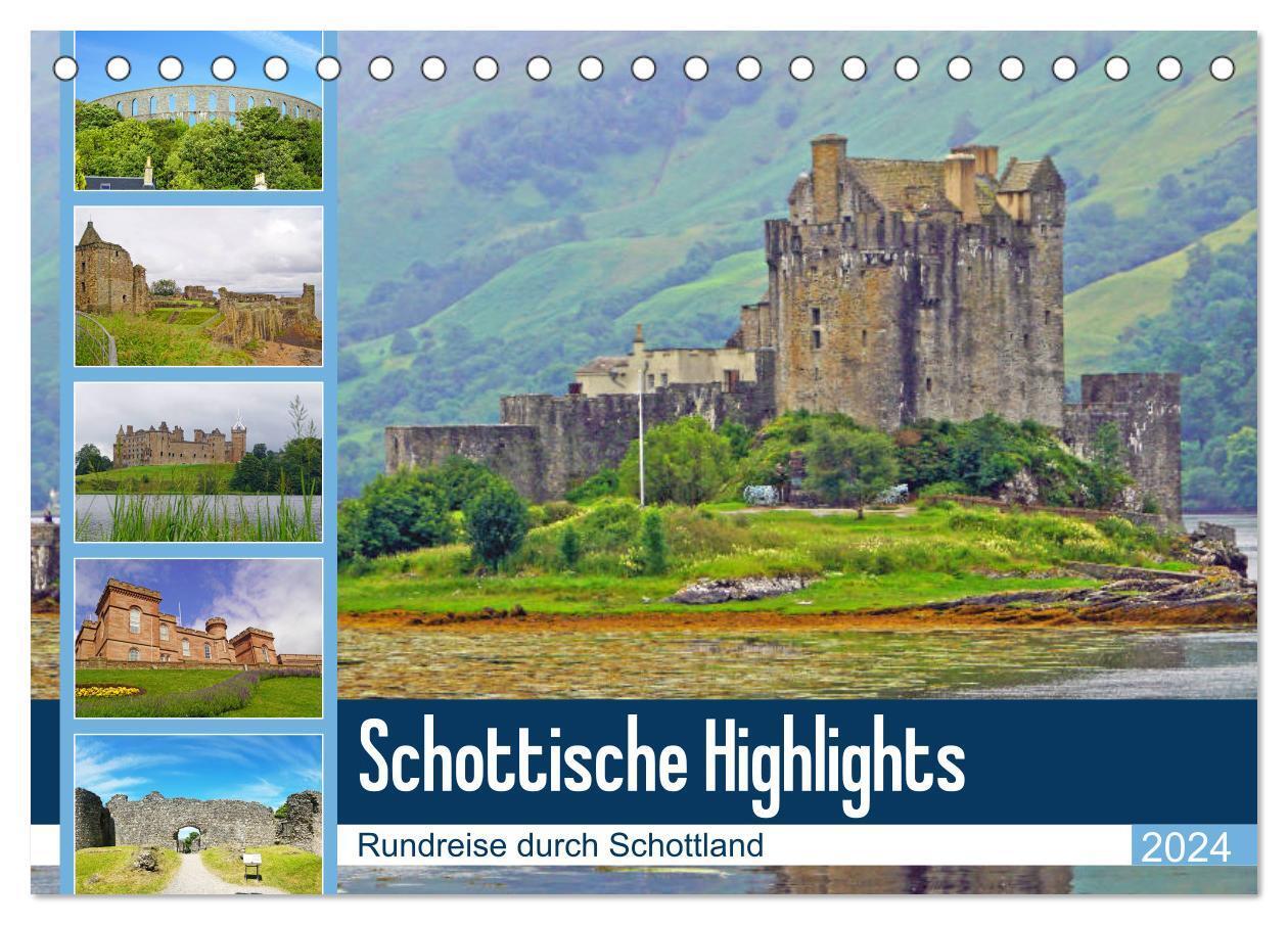 Cover: 9783675817579 | Schottische Highlights Rundreise durch Schottland (Tischkalender...