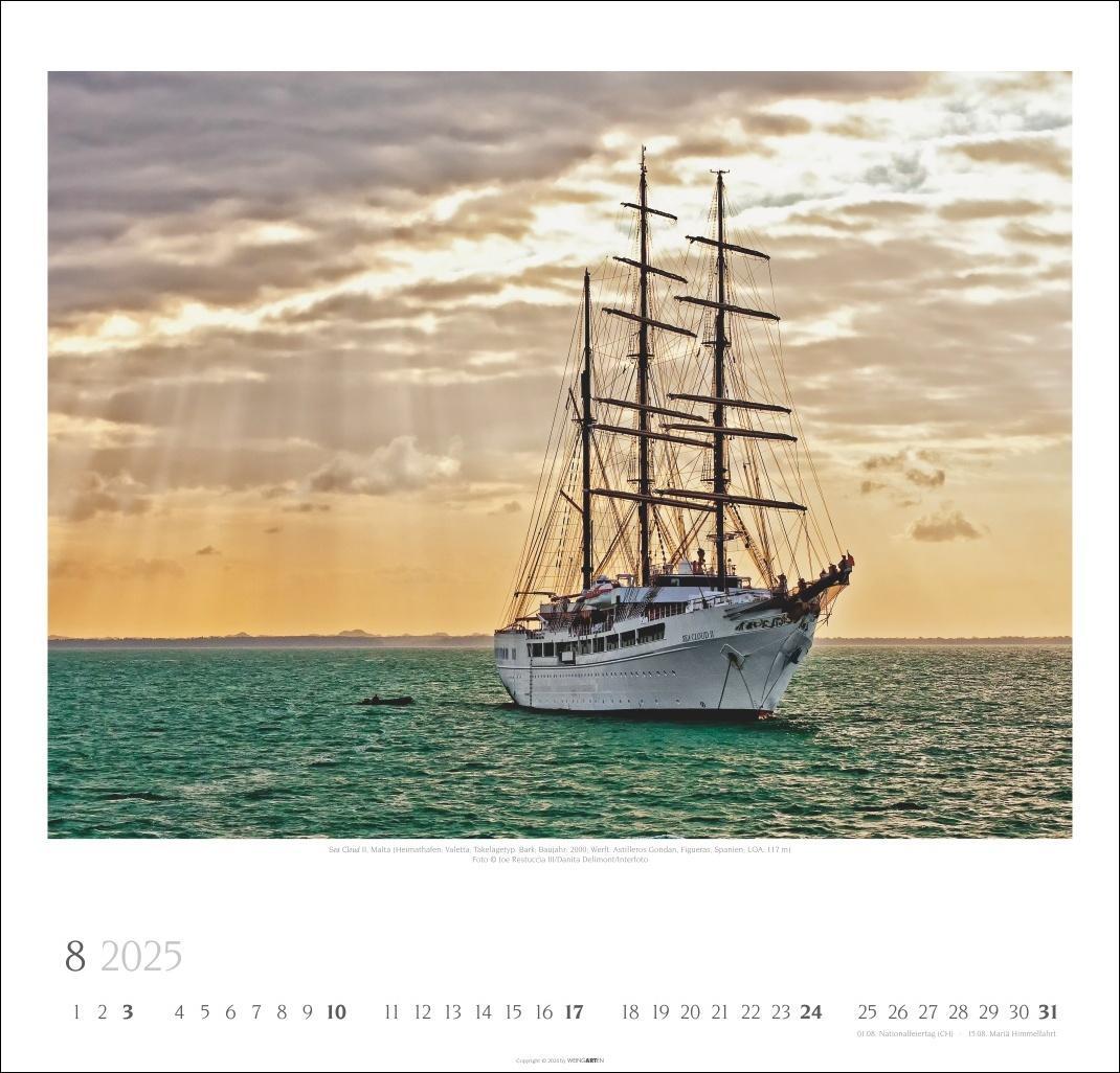 Bild: 9783839900345 | Tall Ships Kalender 2025 | Weingarten | Kalender | Spiralbindung