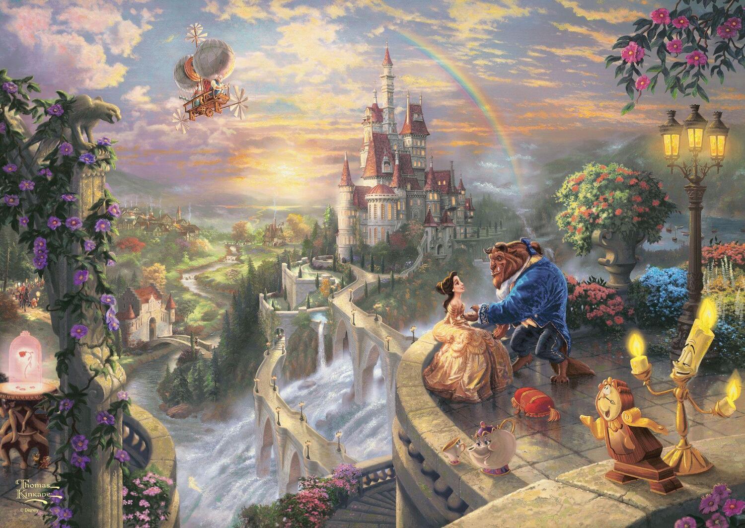 Bild: 4001504599263 | Disney, Beauty and the Beast. Kinkade Collection 500 Teile | Spiel