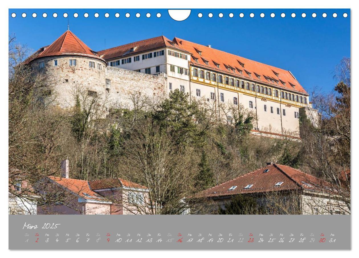 Bild: 9783435571796 | Zwölf Monate in Tübingen (Wandkalender 2025 DIN A4 quer), CALVENDO...