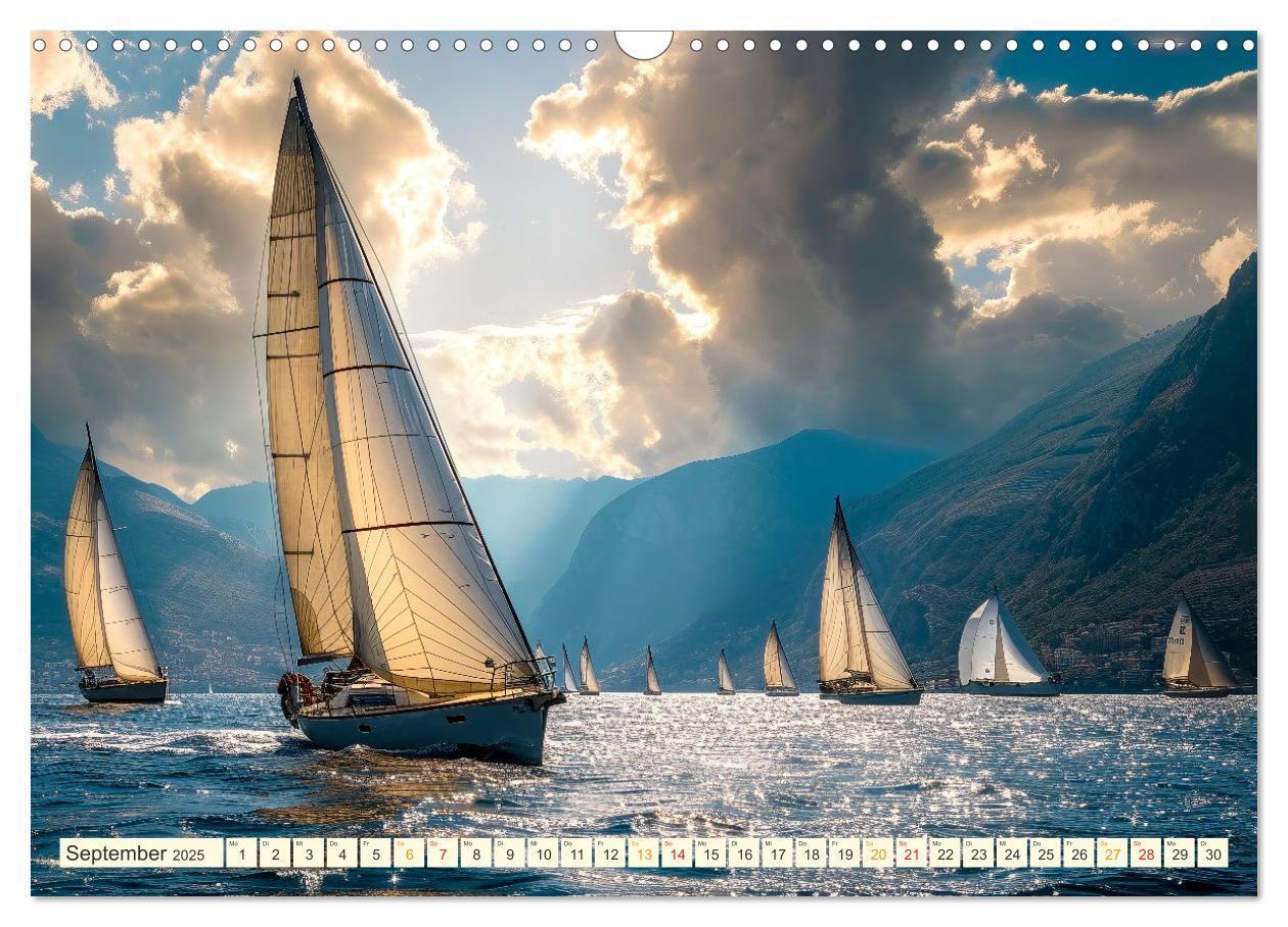 Bild: 9783383779596 | Segeln - schöne Momente (Wandkalender 2025 DIN A3 quer), CALVENDO...