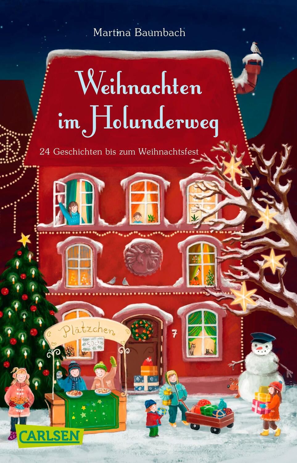 Cover: 9783551316080 | Weihnachten im Holunderweg - 24 Geschichten bis zum Weihnachtsfest