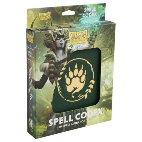 Cover: 5706569500160 | Spell Codex - Forest Green | Dragon Shield Roleplay
