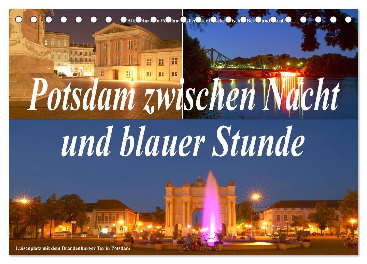 Cover: 9783435197033 | Potsdam zwischen Nacht und blauer Stunde (Tischkalender 2025 DIN A5...