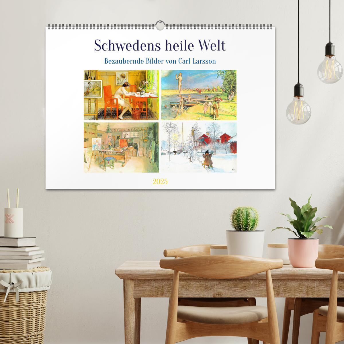 Bild: 9783383868153 | Schwedens heile Welt (Wandkalender 2025 DIN A2 quer), CALVENDO...