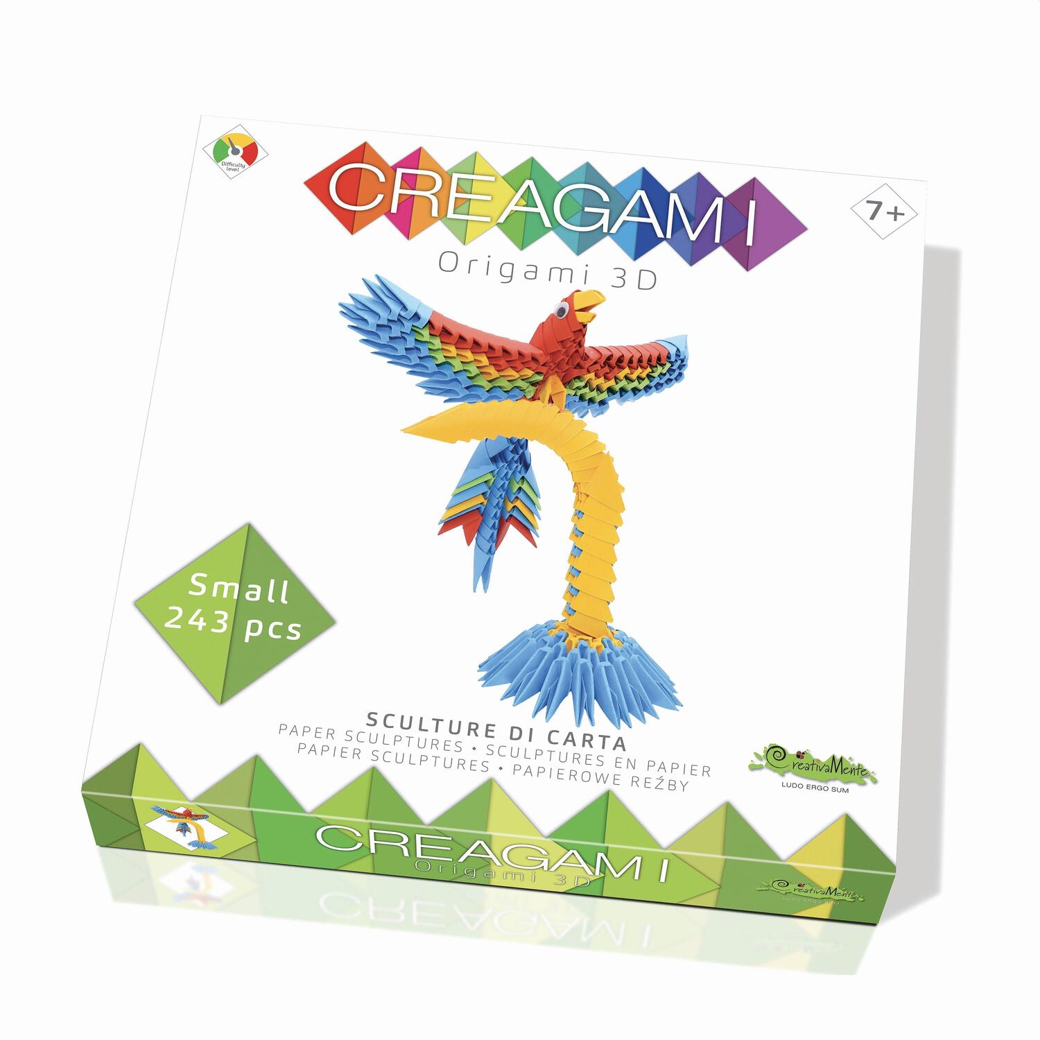 Cover: 8032591787130 | CREAGAMI - Origami 3D Papagei 243 Teile | Creagami | Spiel | 3178713